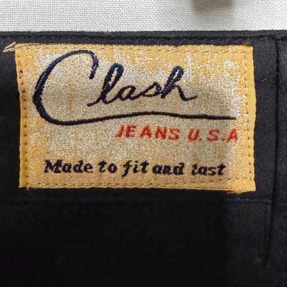 Vintage Y2K Clash Black Mid Rise Cargo Silver Zipper Hardware Flare Leg Pants - Picture 12 of 16